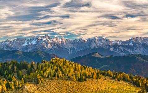 Panoramata v údolí Gastein